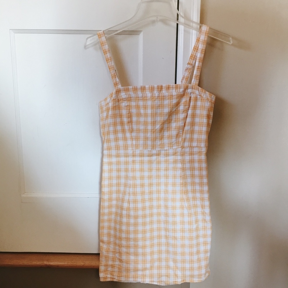 Forever 21 yellow plaid dress